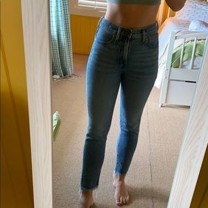 GENTLY WORN MADEWELL THE PERFECT VINTAGE RAW HEM